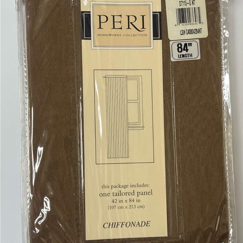 Homeworks Collection Brown Curtain Panel